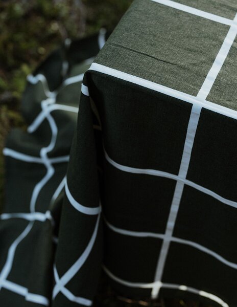 Bavlněný ubrus Green Checkered 140 × 250 cm