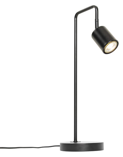 Moderní stolní lampa černá nastavitelná - Java