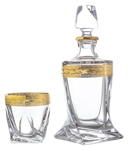 BOHEMIA QUADRO RICH GOLD WHISKY SADA 1+6 KS