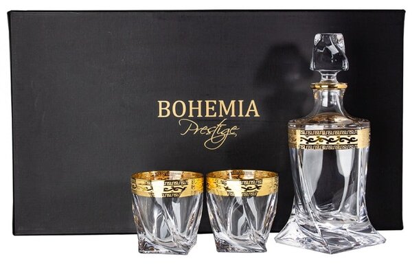 BOHEMIA QUADRO RICH GOLD WHISKY SADA 1+6 KS