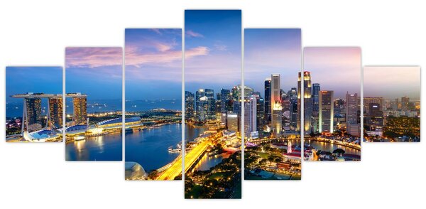 Obraz - Singapur, Asie (210x100 cm)