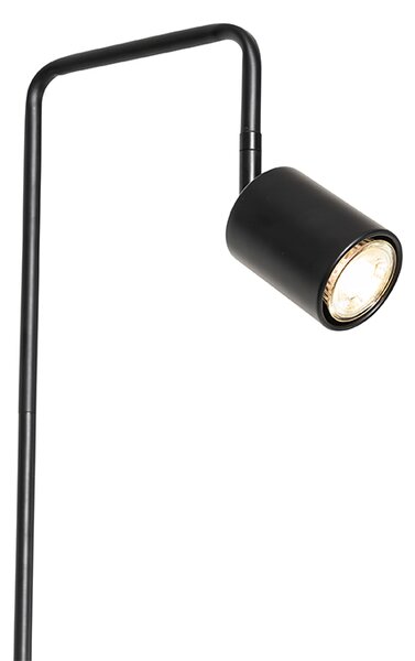Moderní stojací lampa černá nastavitelná - Java