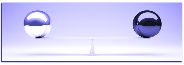 Obraz na plátně - Rovnováha - panoráma 5169VA (105x35 cm)
