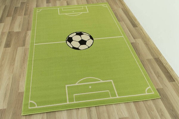 Dětský koberec Kids 533549/67955 Hřiště zelený