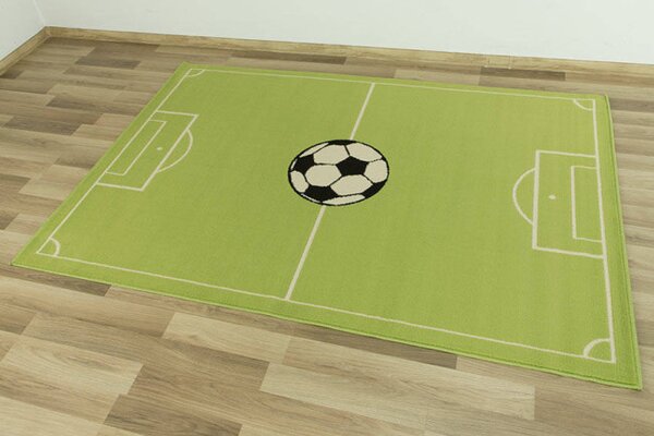Dětský koberec Kids 533549/67955 Hřiště zelený