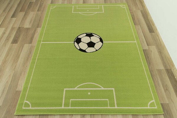 Dětský koberec Kids 533549/67955 Hřiště zelený