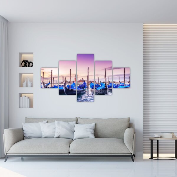 Obraz - Úsvit v Benátkách (125x70 cm)