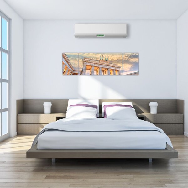 Obraz - Braniborská brána, Berlín, Německo (170x50 cm)