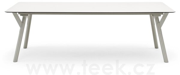 Varaschin Jídelní stůl Link, Varaschin, obdélníkový 160x90x72 cm, rám kov, nohy hliník, deska HPL kat. A, barevné provedení dle vzorníku