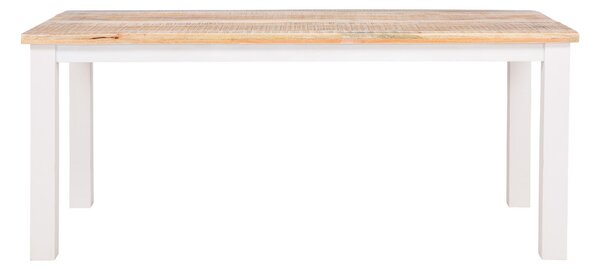 Sob nábytek - Masivní jídelní stůl 160x90 Madagaskar mango slonová kost - F0NO-11