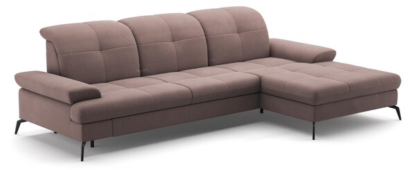 ROHOVÁ SEDAČKA, textil, šedohnědá Sit & More - Sedací soupravy, Online Only