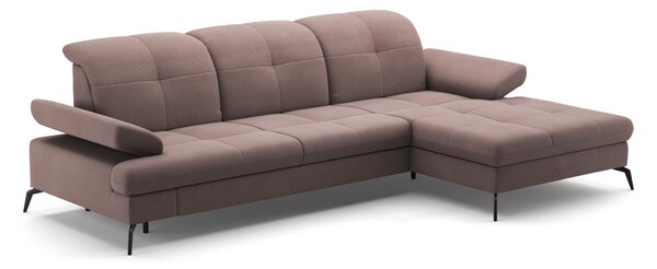 ROHOVÁ SEDAČKA, textil, šedohnědá Sit & More - Sedací soupravy, Online Only