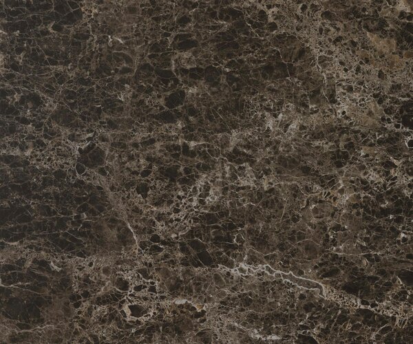 DELIFE Konzolový stůl Edge oválný tvar 140×40 cm keramika Emperador Extra Lucidato tmavě hnědá Velio kov černá