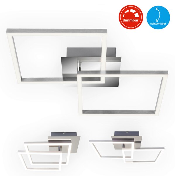 STROPNÍ LED SVÍTIDLO, 62/36,8/7,3 cm - Stropní svítidla