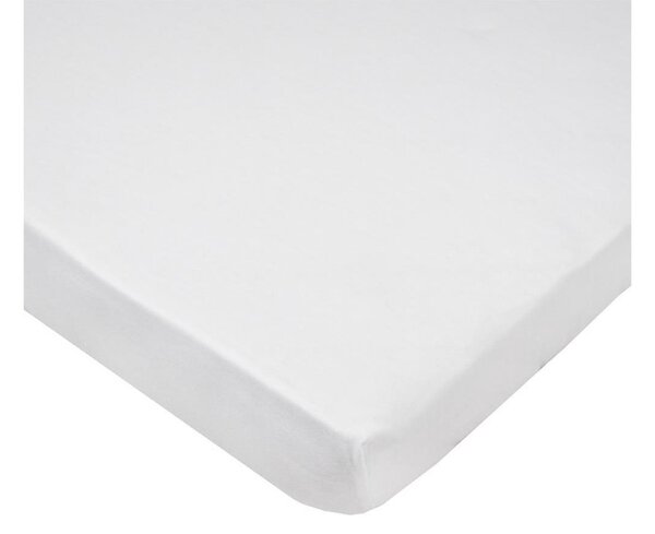 EKO - Nepromokavé prostěradlo s gumičkou JERSEY 120x60 cm bílá