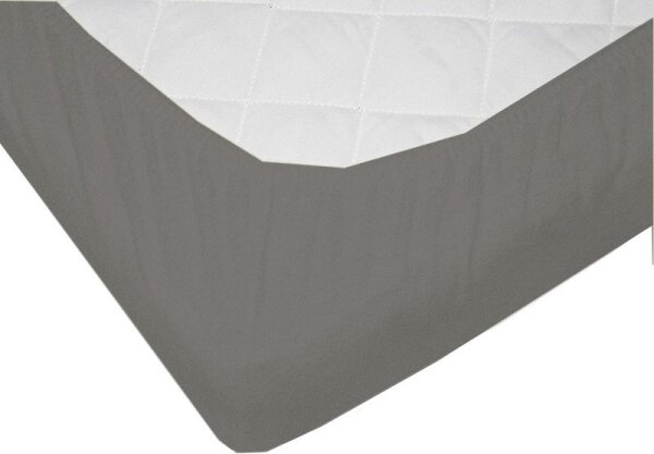 EKO - Nepromokavé prostěradlo s gumičkou JERSEY 120x60 cm šedá