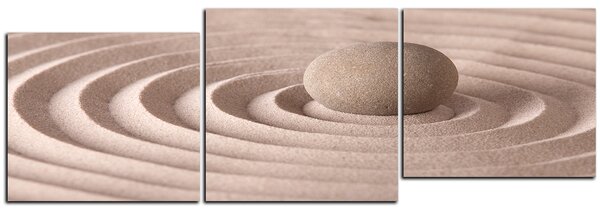 Obraz na plátně - Relaxační kámen - panoráma 5192E (90x30 cm)