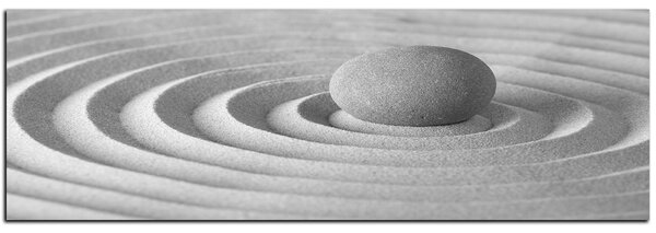 Obraz na plátně - Relaxační kámen - panoráma 5192QA (105x35 cm)