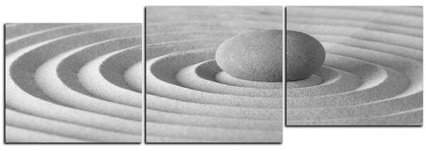 Obraz na plátně - Relaxační kámen - panoráma 5192QE (90x30 cm)