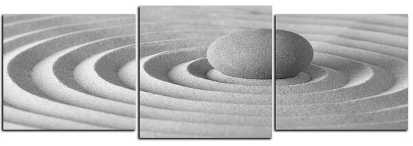 Obraz na plátně - Relaxační kámen - panoráma 5192QD (90x30 cm)