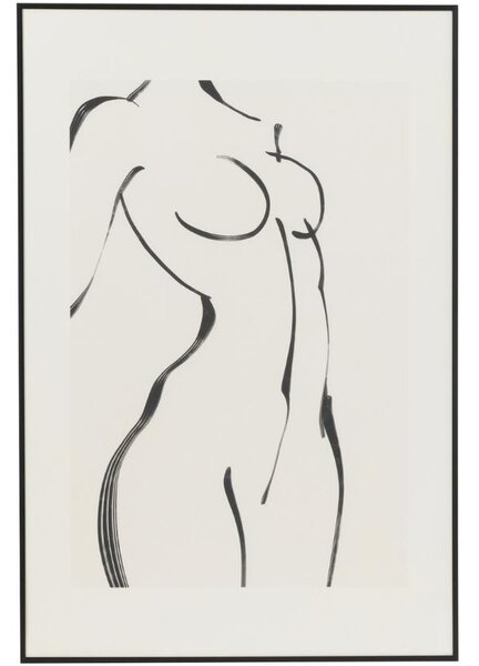 Fermob Bílý obraz J-Line Wahine 90,5 x 60 cm
