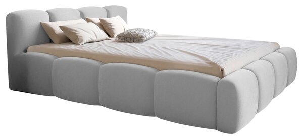 ČALOUNĚNÁ POSTEL, 140/200 cm, bílá Carryhome - Postele s úložným prostorem, Online Only