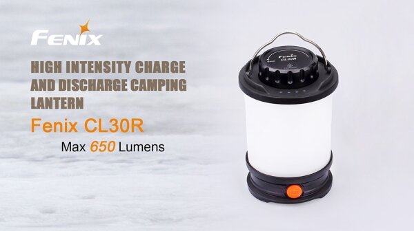 Fenix CL30R - LED Přenosná nabíjecí lampa LED/USB IPX7 650 lm 300 h