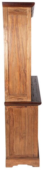Sob nábytek - Dřevěný příborník Marina teak - STM(06233-34+06203-34)