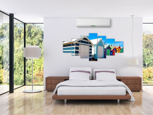 Obraz - Pláž Brighton, Melbourne, Austrálie (210x100 cm)