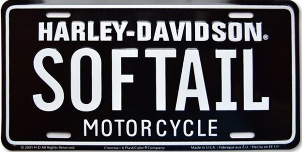 Americká SPZ Harley Davidson Softail