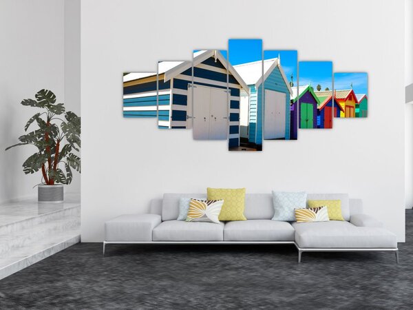 Obraz - Pláž Brighton, Melbourne, Austrálie (210x100 cm)