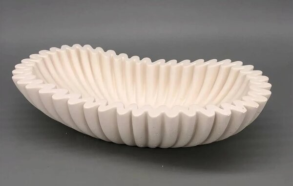 VOJA HOME Dekorativní mísa Unda Pura ve tvaru vlnky – 25×12,5×6,5 cm