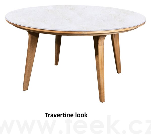 Cane-line Rám pro jídelní stůl Aspect, Cane-line, kulatý 144x74 cm, teak