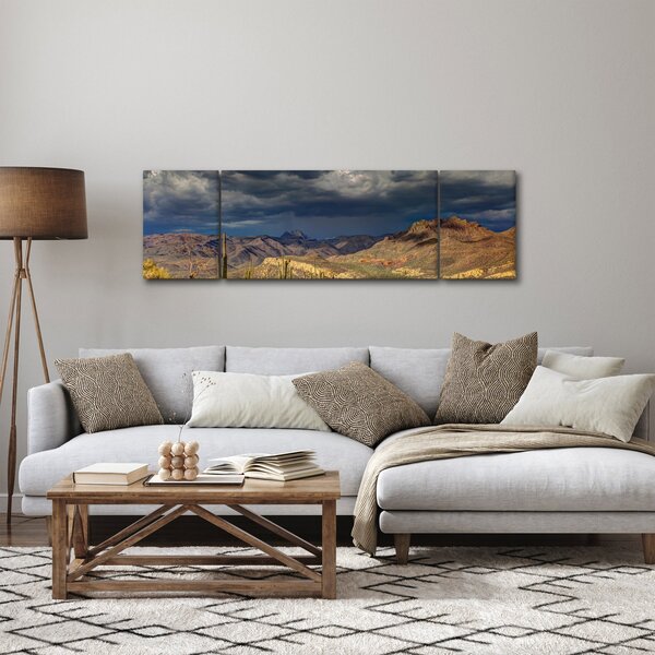 Obraz - kaktusy v přírodě (170x50 cm)
