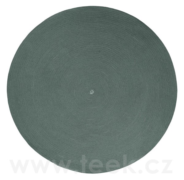 Cane-line Venkovní koberec Circle, Cane-line, kulatý 200 cm, výplet lanko Soft Rope dark grey