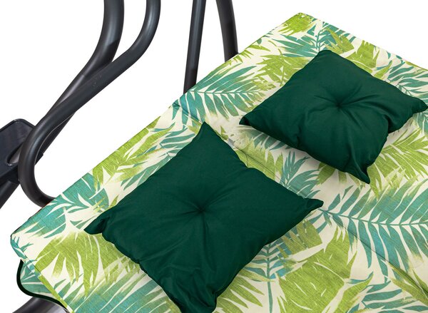 Tomido Zahradní houpačka 214 x 168 x 114 cm 8011 s motivem Palmy 8011.PALMA