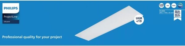 Philips - LED Panel podhledový PROJECTLINE LED/36W/230V 4000K 119x29,5 cm