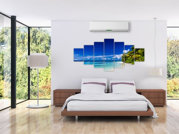 Obraz tropické pláže (210x100 cm)