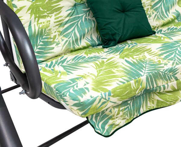 Tomido Zahradní houpačka 214 x 168 x 114 cm 8011 s motivem Palmy 8011.PALMA