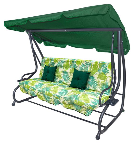 Tomido Zahradní houpačka 214 x 168 x 114 cm 8011 s motivem Palmy 8011.PALMA