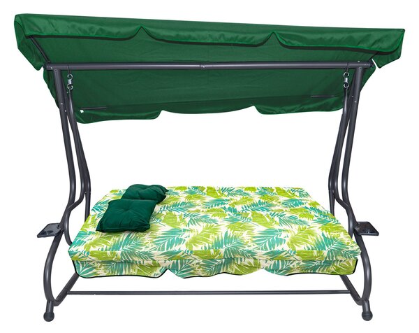 Tomido Zahradní houpačka 214 x 168 x 114 cm 8011 s motivem Palmy 8011.PALMA