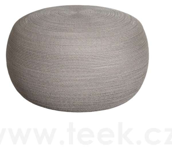 Cane-line Puf Circle, Cane-line, kulatý 75x43 cm, výplet lanko Soft Rope dark grey