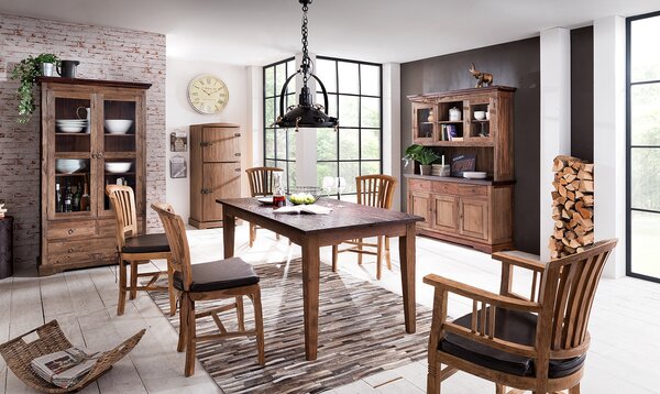 Sob nábytek - Masivní jídelní stůl 160x90 Marina teak - STM-6216-34