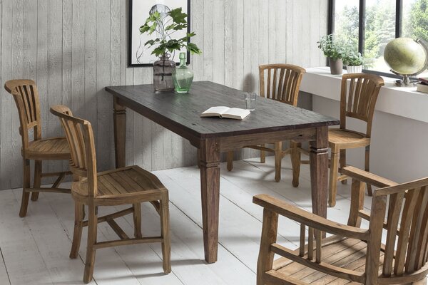 Sob nábytek - Masivní jídelní stůl 160x90 Marina teak - STM-6216-34