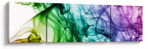 Obraz - barevný kouř (170x50 cm)