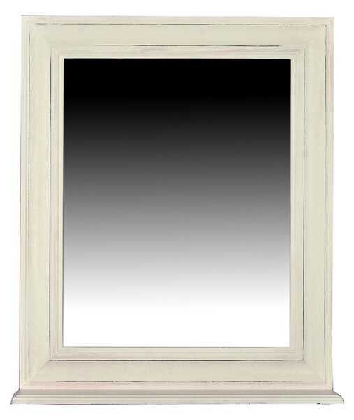 Sob nábytek - Dřevěné zrcadlo Ostuni mango bílá - STM-06906-10