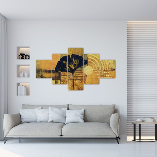 Obraz - List ginkgo (125x70 cm)