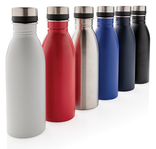 Láhev na vodu z nerezové oceli, 500 ml, XD Design, bílá