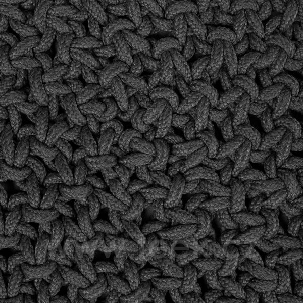 Cane-line Venkovní koberec Discover, Cane-line, kulatý 200 cm, Soft Rope dark grey