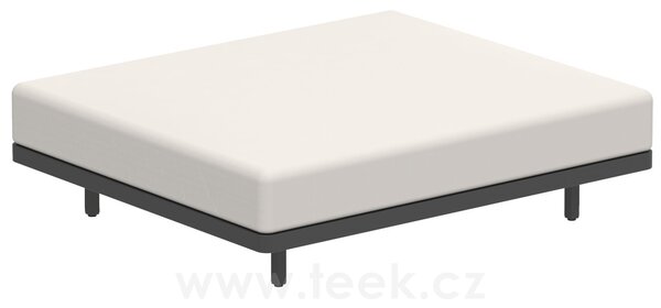 Royal Botania Podnožka velká Alura Lounge, Royal Botania, 120x140x39,5 cm, rám hliník anthracite, bez sedáku